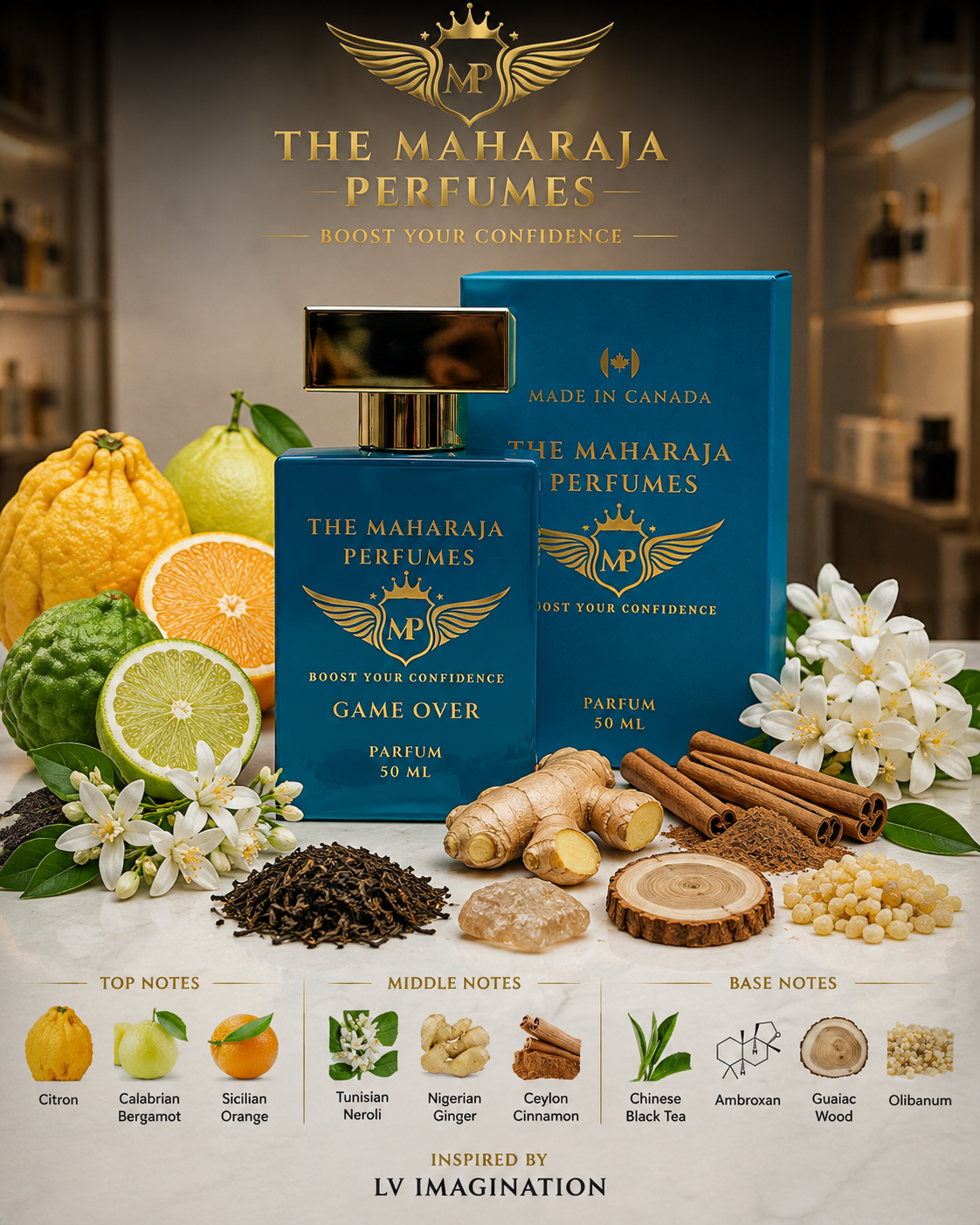 Game Over perfume — The Maharaja Perfumes